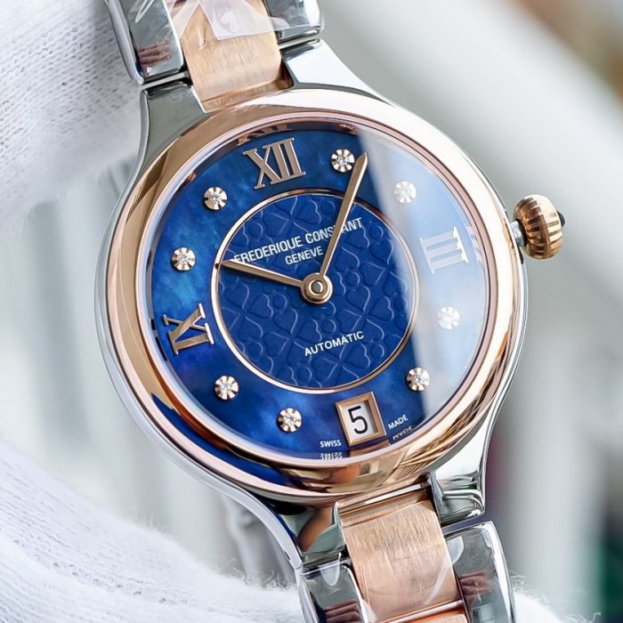 dong ho nu frederique constant automatic fc 306nhd3er2b dong ho fc automatic mat xanh blue fc 306