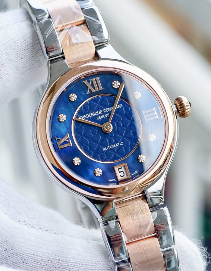 dong ho nu frederique constant automatic fc 306nhd3er2b dong ho fc automatic mat xanh blue fc 306