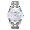 tissot couturier t035 246 11 111 00 mother of pearl dial watch 33mm